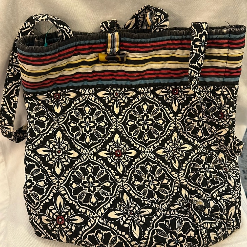 Vera Bradley Barcelona Tote 14” T x 13” W (2010)